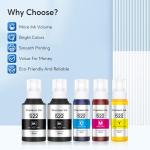 High Capacity 522 Ink Refill Bottles - 5 Pack