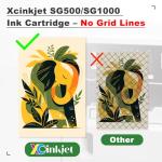 Xcinkjet SG500/SG1000 Sublimation Ink Cartridges 4PK