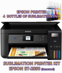 EcoTank Sublimation Printer Bundle with Ink & Paper