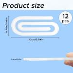 12 Pack Acrylic Sublimation Paper Clips for DIY