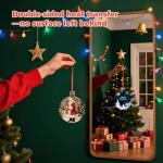4-Inch Metal Sublimation Ornament Blanks - 5 Pack