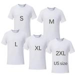 ORJ 5 Pack White Polyester Sublimation T-Shirts
