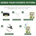 160 Metal Sublimation Keychains with Tassels