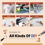 Joyclub 5 Pack Polyester T-Shirts for Sublimation