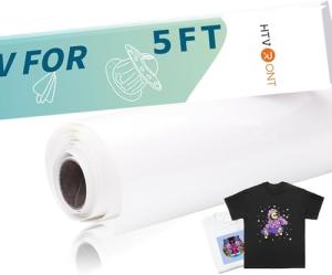 HTVRONT Matte Sublimation Vinyl for Fabrics 12" x 5FT
