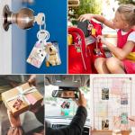 240 Pcs Double-Sided Aluminum Sublimation Keychain Blanks