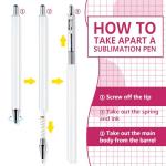 Cupoita Customizable Sublimation Pens - 10 Pack