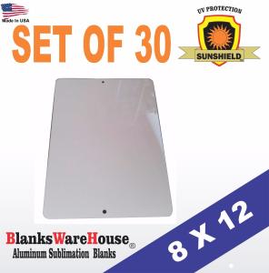 30 Pack Aluminum Parking Sign Sublimation Blanks