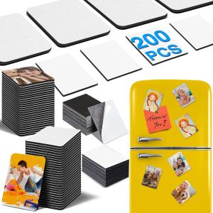 200 Pcs Sublimation Blanks Plus Soft Magnets