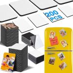 200 Pcs Sublimation Blanks with Soft Magnets