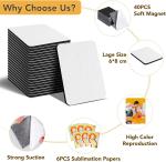 40 Pack Personalized Sublimation Magnet Blanks