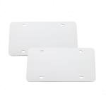 60 Pack Blank Aluminum Sublimation License Plates
