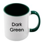 12 Pack 11oz Two-Tone Sublimation Coffee Mugs