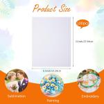 100 Sublimation Blanks for 8.5x11 Picture Frames