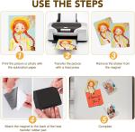 200 Pcs Sublimation Blanks with Soft Magnets