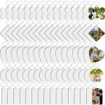 135 Pcs Double-Sided Sublimation Keychain Blanks