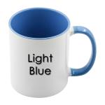 12 Pack 11oz Two-Tone Sublimation Coffee Mugs
