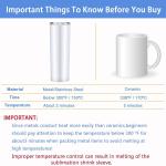 5x10 Inch Sublimation Shrink Wrap Sleeves - 50 Pack