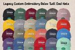 Custom Embroidery Dad Baseball Caps by INK STITCH