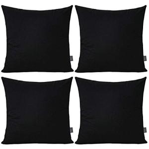 Thmyo 4-Pack 18x18” Cotton Pillow Covers for DIY