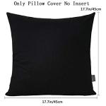 Thmyo 4-Pack 18x18” Cotton Pillow Covers for DIY
