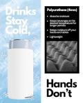 25 Pack Slim Can Cooler Sleeves for Sublimation