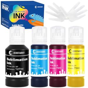 Jeostarky Sublimation Ink Bottles for Epson Printers