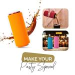 12 Pack Blank Slim Can Cooler Sleeves