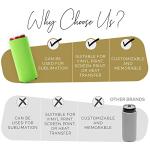12 Pack Blank Slim Can Cooler Sleeves