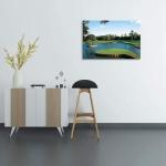 Golf Course Wall Art - Framed Print for Decor