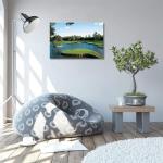 Golf Course Wall Art - Framed Print for Decor