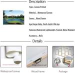 Golf Course Wall Art - Framed Print for Decor