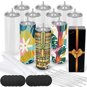 20 oz Joyclub Sublimation Tumblers 10-Pack