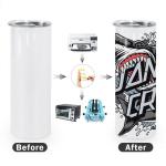 20oz Skinny Straight Sublimation Tumblers - 25 Pack
