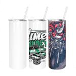 20oz Skinny Straight Sublimation Tumblers - 25 Pack