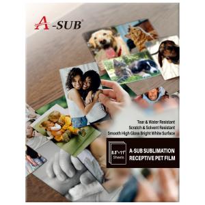 A-SUB 8.5x11 Glossy Sublimation Photo Paper
