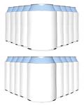 Customizable 25 Pack Blank Can Cooler Sleeves