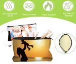 50 Pack Blank Canvas Cosmetic Bags for Sublimation