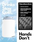 Customizable 25 Pack Blank Can Cooler Sleeves