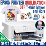 Epson Sublimation Printer & T-Shirt Maker Bundle