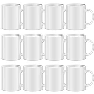 Tanglong 11 oz Sublimation Blank Mugs - Set of 12