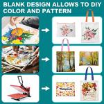 MAFYE 30 Pcs Customizable Sublimation Tote Bags
