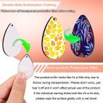 Palksky 50pcs Sublimation Earring Blanks Set