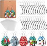 Palksky 50pcs Sublimation Earring Blanks Set