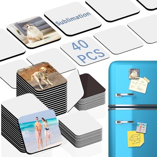 80PCS 3x3 Sublimation Magnet Blanks for DIY