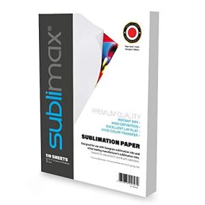 Sublimax Instant Dry Sublimation Paper 8.5x14