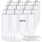 16 Pack 20oz Insulated Sublimation Tumblers