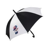 10-Pack 23-Inch Black and White Sublimation Umbrellas