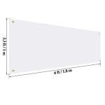 Zonon Large Polyester Sublimation Banners - 3.3 x 6 Feet