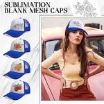 Vabean 24 Pack Blank Cap for Sublimation Printing
